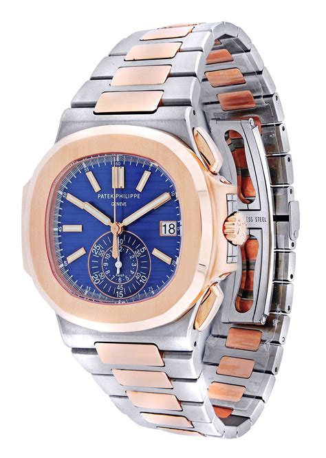 patek philippe nautilus two tone blue|Patek Philippe Nautilus original.